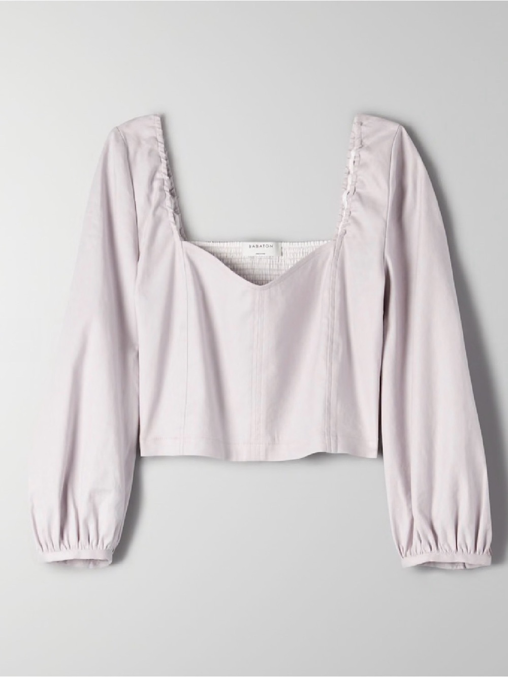 Babaton Hadwyn Blouse in Lilac Fog